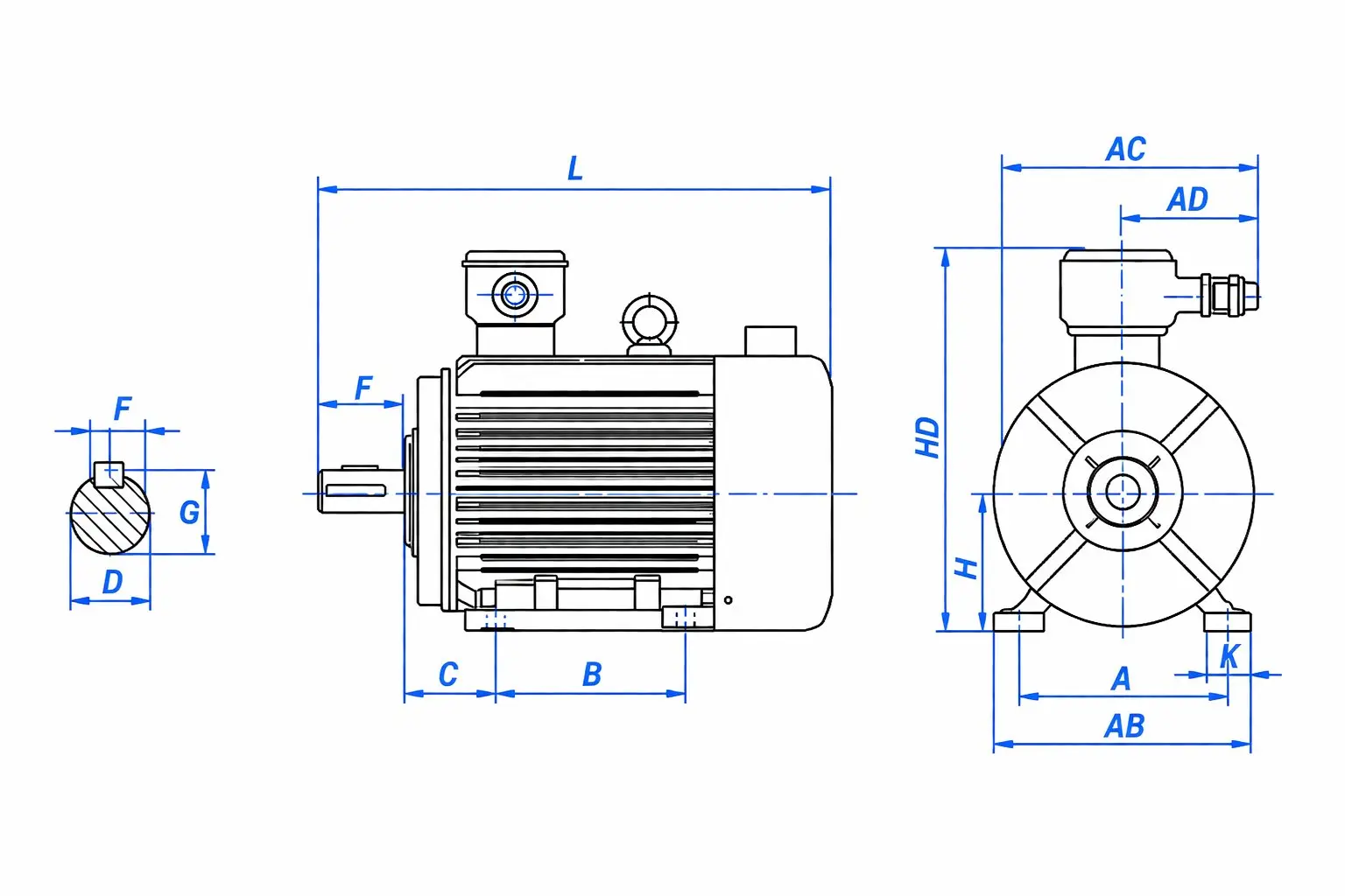 YBBP Series Gear Dimention 1